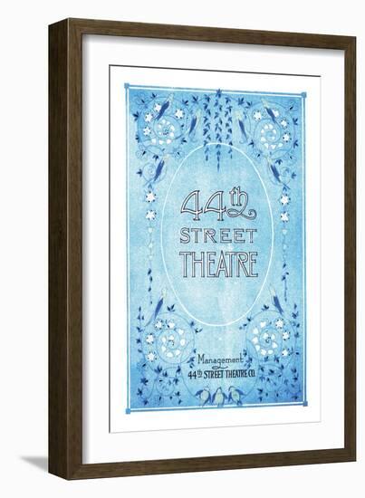 44th Street Theatre-null-Framed Art Print