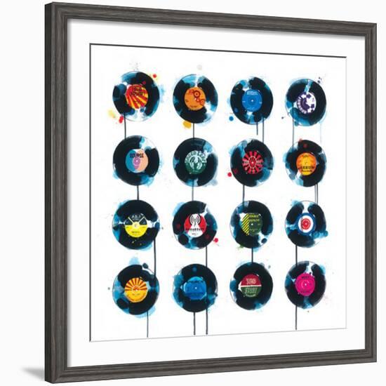 45rpm-James Paterson-Framed Art Print