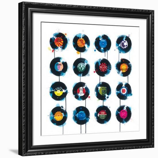 45rpm-James Paterson-Framed Art Print