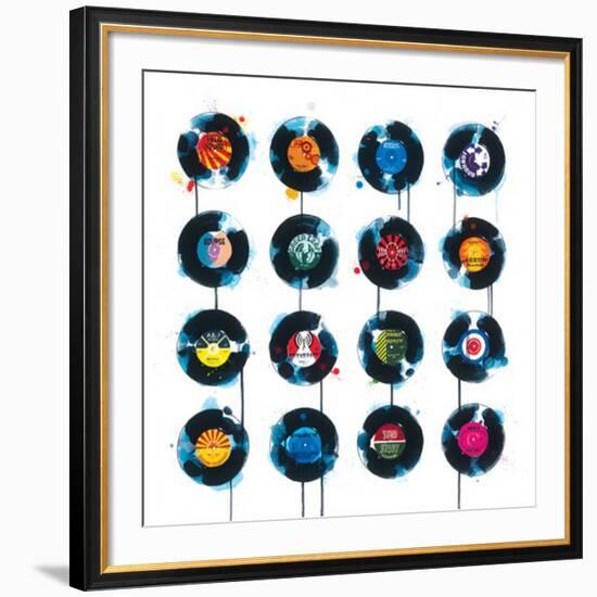 45rpm-James Paterson-Framed Art Print