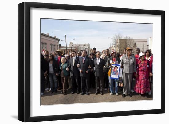 46th Anniversary Of The Civil Rights March-Carol Highsmith-Framed Art Print