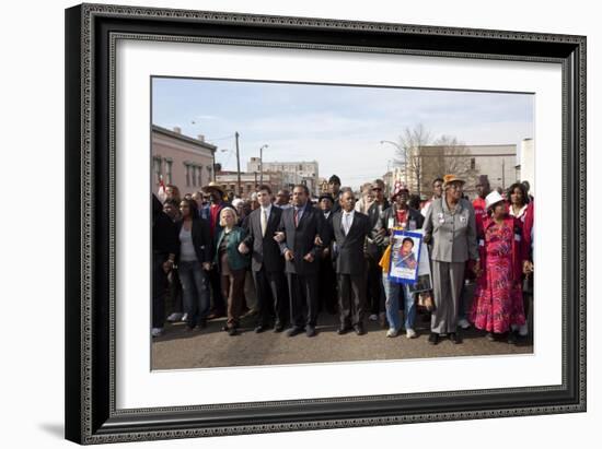 46th Anniversary Of The Civil Rights March-Carol Highsmith-Framed Art Print