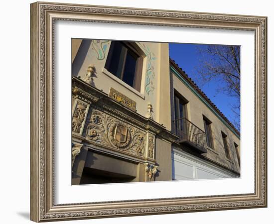 47th Street Country Club Plaza, Kansas City, Missouri, United States of America, North America-Simon Montgomery-Framed Photographic Print