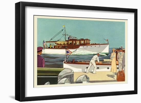 48 Foot and 45 Foot Twin Screw Cruisers-Douglas Donald-Framed Art Print