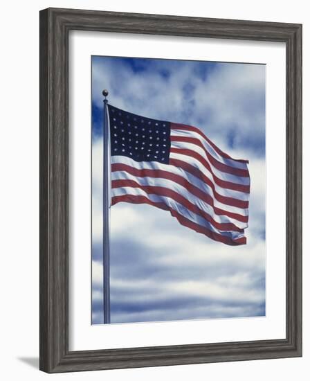 48 Star American Flag-Dmitri Kessel-Framed Photographic Print