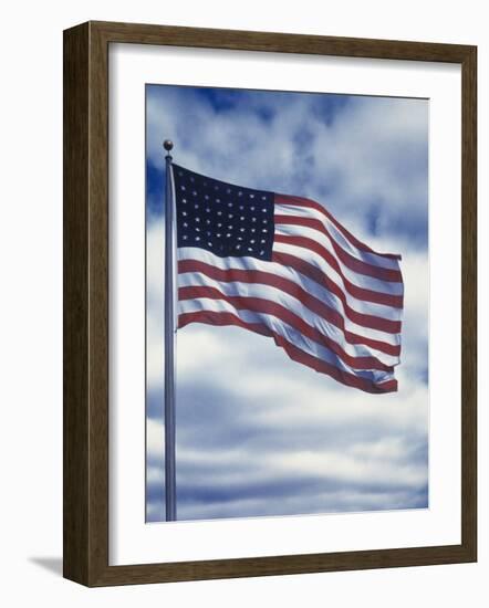 48 Star American Flag-Dmitri Kessel-Framed Photographic Print