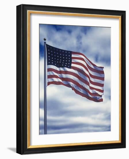 48 Star American Flag-Dmitri Kessel-Framed Photographic Print