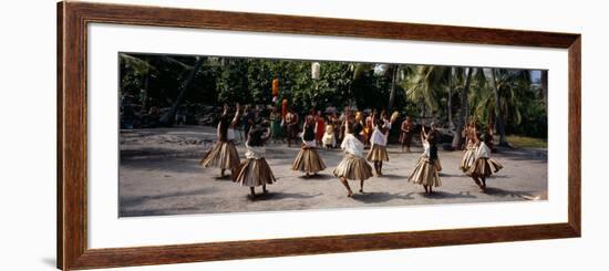 48th Annual Hawaiian Cultural Festival, Pu'uhonua O Honaunau National Historical Park, Hawaii-null-Framed Photographic Print