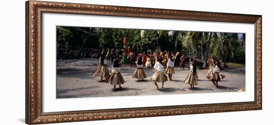 48th Annual Hawaiian Cultural Festival, Pu'uhonua O Honaunau National Historical Park, Hawaii-null-Framed Photographic Print