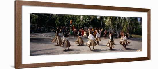 48th Annual Hawaiian Cultural Festival, Pu'uhonua O Honaunau National Historical Park, Hawaii-null-Framed Photographic Print