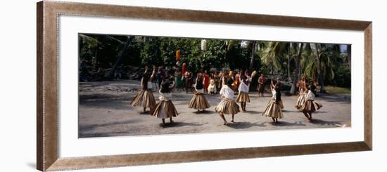 48th Annual Hawaiian Cultural Festival, Pu'uhonua O Honaunau National Historical Park, Hawaii-null-Framed Photographic Print