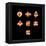 4f Electron Orbitals, Cubic Set-Dr. Mark J.-Framed Premier Image Canvas