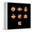 4f Electron Orbitals, Cubic Set-Dr. Mark J.-Framed Premier Image Canvas