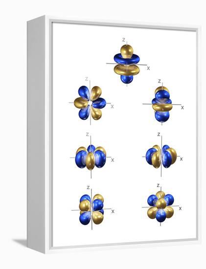 4f Electron Orbitals, General Set-Dr. Mark J.-Framed Premier Image Canvas