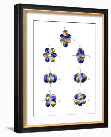 4f Electron Orbitals, General Set-Dr. Mark J.-Framed Photographic Print