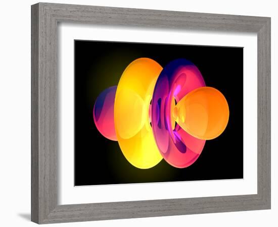 4fz3 Electron Orbital-Laguna Design-Framed Photographic Print