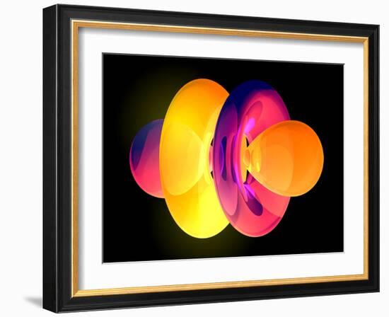 4fz3 Electron Orbital-Laguna Design-Framed Photographic Print