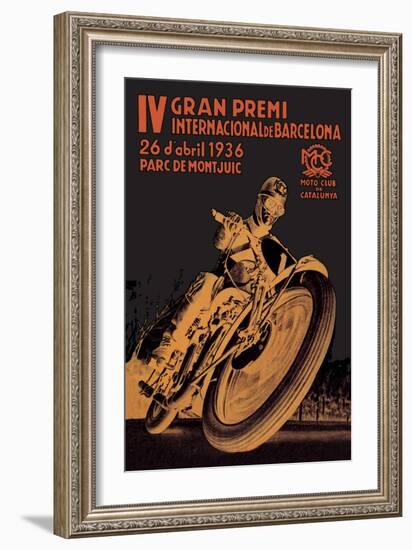 4th International Barcelona Grand Prix-null-Framed Art Print