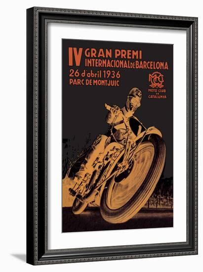 4th International Barcelona Grand Prix-null-Framed Art Print