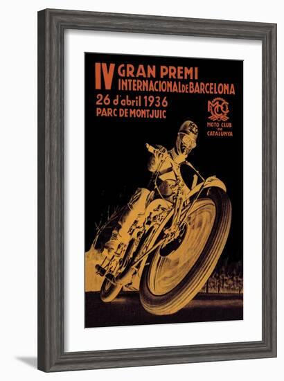 4th International Barcelona Grand Prix-null-Framed Art Print
