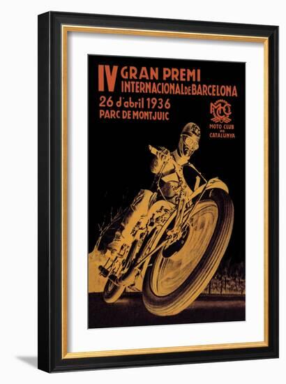 4th International Barcelona Grand Prix-null-Framed Art Print