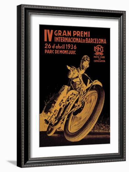 4th International Barcelona Grand Prix-null-Framed Art Print