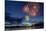 4th of July Fireworks over Whitefish Lake in Whitefish, Montana-Chuck Haney-Mounted Premium Photographic Print