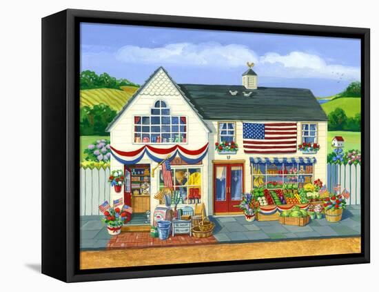 4th of July Market-Geraldine Aikman-Framed Premier Image Canvas