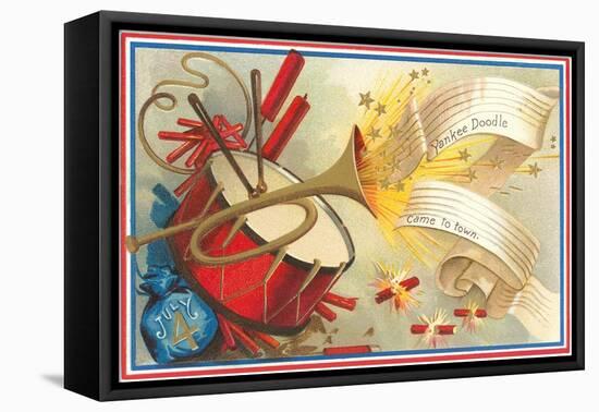 4th of July, Yankee Doodle-null-Framed Stretched Canvas