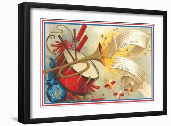 4th of July, Yankee Doodle-null-Framed Art Print