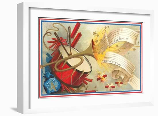 4th of July, Yankee Doodle-null-Framed Art Print