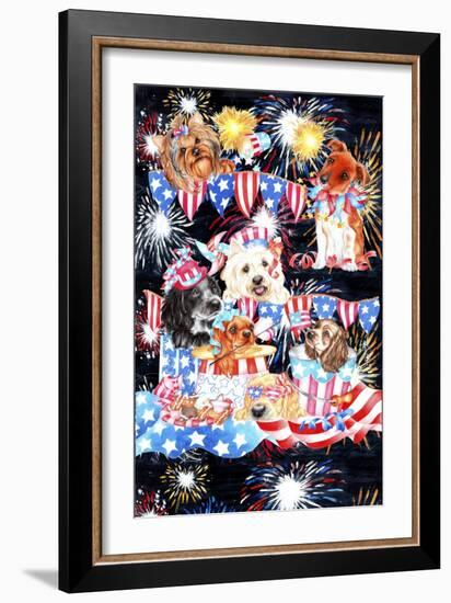 4th of July-Karen Middleton-Framed Giclee Print