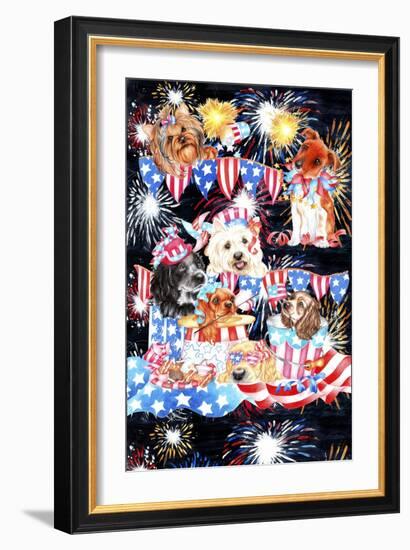 4th of July-Karen Middleton-Framed Giclee Print