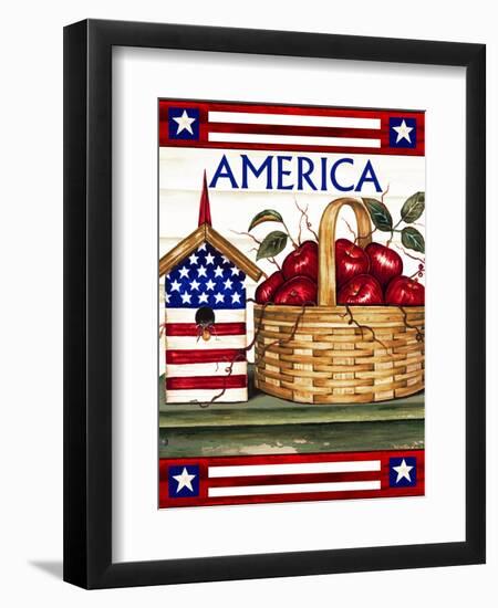 4th of July-Laurie Korsgaden-Framed Premium Giclee Print