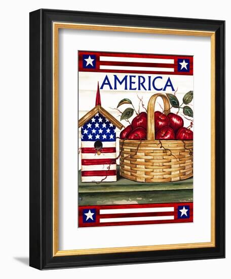 4th of July-Laurie Korsgaden-Framed Premium Giclee Print