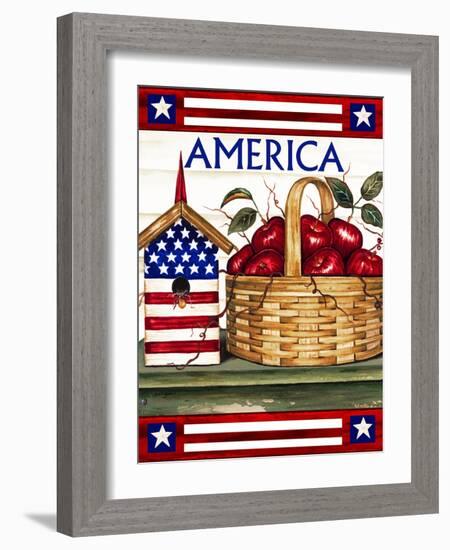 4th of July-Laurie Korsgaden-Framed Giclee Print