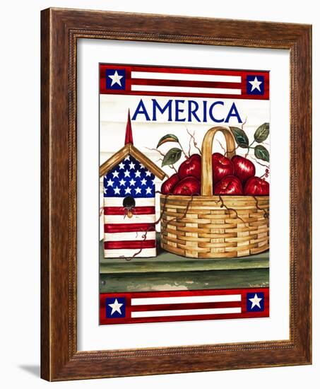 4th of July-Laurie Korsgaden-Framed Giclee Print