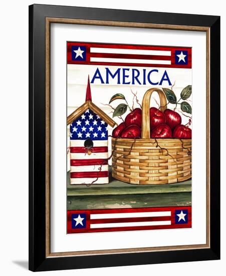 4th of July-Laurie Korsgaden-Framed Giclee Print