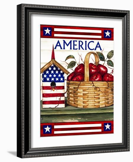 4th of July-Laurie Korsgaden-Framed Giclee Print