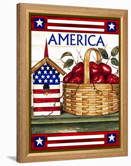 4th of July-Laurie Korsgaden-Framed Premier Image Canvas