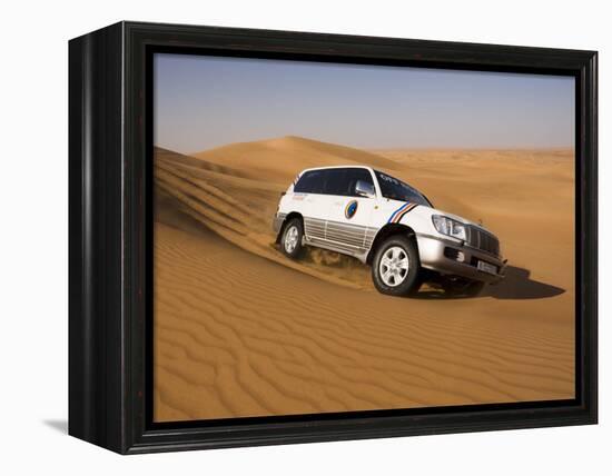 4X4 Dune-Bashing, Dubai, United Arab Emirates, Middle East-Gavin Hellier-Framed Premier Image Canvas