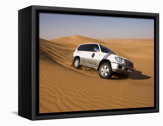 4X4 Dune-Bashing, Dubai, United Arab Emirates, Middle East-Gavin Hellier-Framed Premier Image Canvas