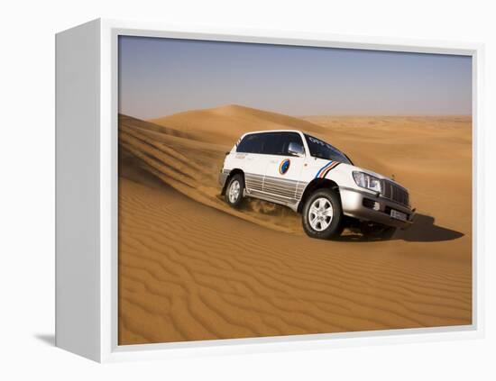 4X4 Dune-Bashing, Dubai, United Arab Emirates, Middle East-Gavin Hellier-Framed Premier Image Canvas