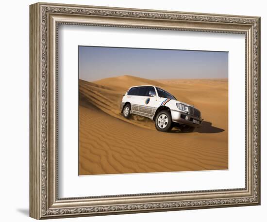 4X4 Dune-Bashing, Dubai, United Arab Emirates, Middle East-Gavin Hellier-Framed Photographic Print