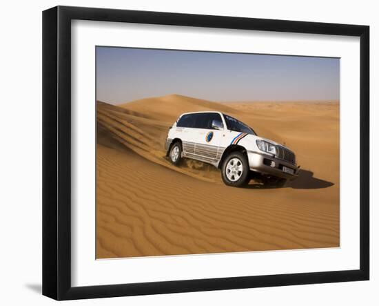 4X4 Dune-Bashing, Dubai, United Arab Emirates, Middle East-Gavin Hellier-Framed Photographic Print