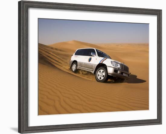 4X4 Dune-Bashing, Dubai, United Arab Emirates, Middle East-Gavin Hellier-Framed Photographic Print