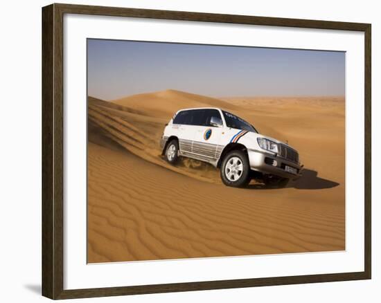 4X4 Dune-Bashing, Dubai, United Arab Emirates, Middle East-Gavin Hellier-Framed Photographic Print