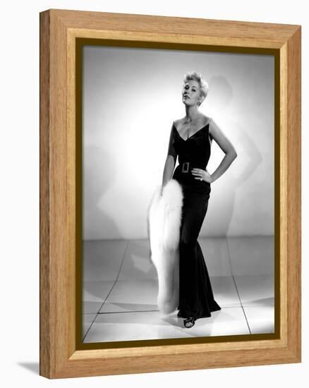 5 AGAINST THE HOUSE, 1955 directed by PHIL KARLSON with Kim Novak (b/w photo)-null-Framed Stretched Canvas