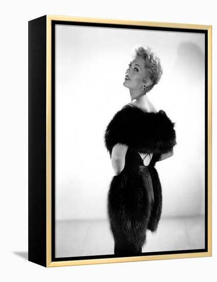 5 AGAINST THE HOUSE, 1955 directed by PHIL KARLSON with Kim Novak (b/w photo)-null-Framed Stretched Canvas