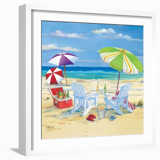 5 o'clock Beach I-Paul Brent-Framed Art Print